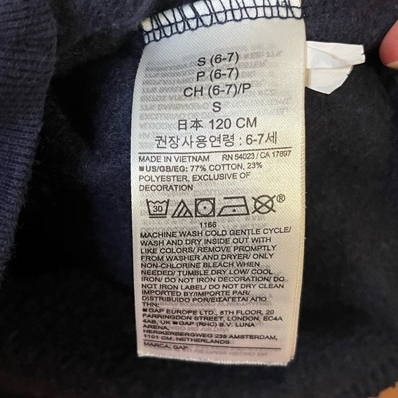 Kids Vintage Soft Gap Arch Logo Hoodie - Picture 4 of 5